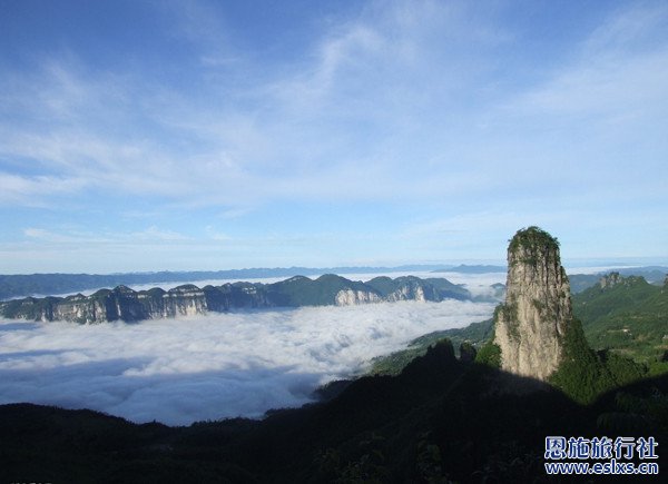  可与美国科罗拉多大峡谷媲美的恩施大峡谷